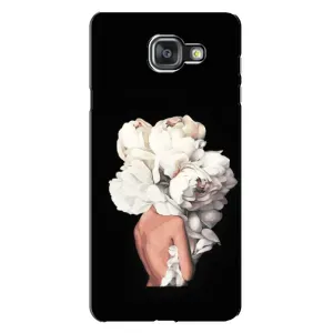 Чехлы (ART) Цветы на Samsung Galaxy A7 2016 / A7100 / A710F (VPrint) (Белые цветы)