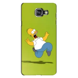 Чехол с Симпсонами для Samsung Galaxy A7 2016 / A7100 / A710F (VPrint) (Гомер Симпсон)