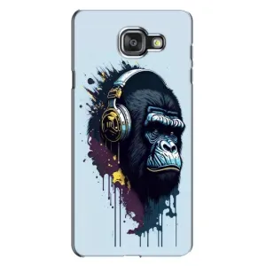 Чохол з Мавпами Samsung Galaxy A7 2016 / A7100 / A710F - (AlphaPrint) (Горила в навушниках)