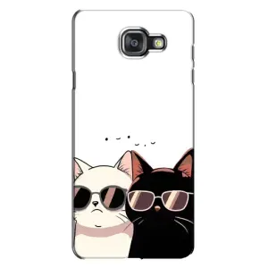 Чохол з малюнком кіт на Samsung Galaxy A7 2016 / A7100 / A710F (Коти в окулярах)