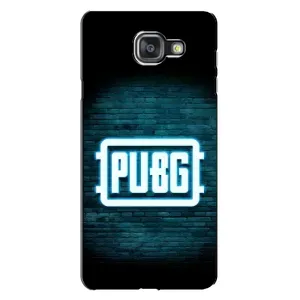 Чехол PUBG для Самсунг А7 2016, А7100, А710Ф (AlphaPrint) (Лого PUBG)