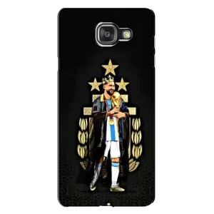 Чехлы для Samsung Galaxy A7 2016 / A7100 / A710F (Leo чемпион) (AlphaPrint) (Месси Король)