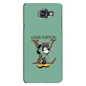 Чехлы Луи Витон для Samsung Galaxy A7 2016 / A7100 / A710F (AlphaPrint - LOUIS VUITTON) (Микки Маус LV)