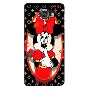 Чехол Disney Mouse Samsung Galaxy A7 2016 / A7100 / A710F (PREMIUMPrint) (Минни Маус ЛВ)