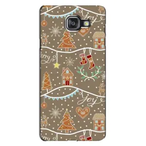 Новорічні, Святкові Чохли для Samsung Galaxy A7 2016 / A7100 / A710F - 2024 год (Новорічні пряники)
