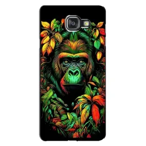 Чохол з Мавпами Samsung Galaxy A7 2016 / A7100 / A710F - (AlphaPrint) (Мавпа в квітах)