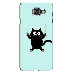 Чохол з принтом для Samsung Galaxy A7 2016 / A7100 / A710F (AlphaPrint) Модні коти (Падаючий кіт)