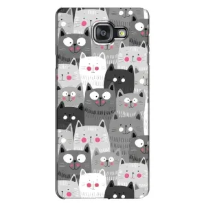 Чохли з Котиками для Samsung Galaxy A7 2016 / A7100 / A710F (VPrint) (Мальовані котики)