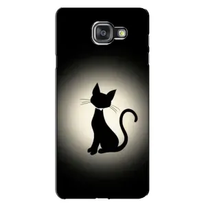 Чохол з принтом для Samsung Galaxy A7 2016 / A7100 / A710F (AlphaPrint) Модні коти (Силует котика)