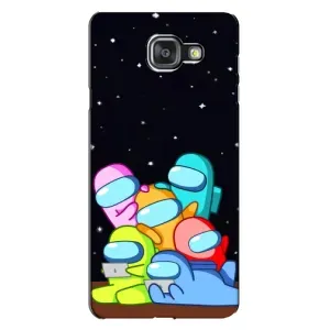 Чохли Амонг Ас для Samsung Galaxy A7 2016 / A7100 / A710F (AlphaPrint) (Скіни в космосі)