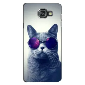Чохол з принтом для Samsung Galaxy A7 2016 / A7100 / A710F (AlphaPrint) Модні коти (Стильний кіт)