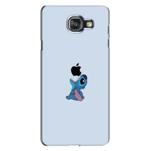 Чехол с принтом Стич на Samsung Galaxy A7 2016 (A7100, A710F) (Stitch apple)