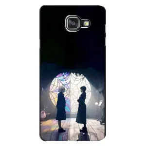 Чехлы Венсдей на Samsung Galaxy A7 2016 / A7100 / A710F Уэнсдей (AlphaPrint) (Уэнздей и Инид)