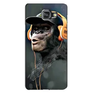 Чохол з Мавпами Samsung Galaxy A7 2016 / A7100 / A710F - (AlphaPrint) (В навушниках)