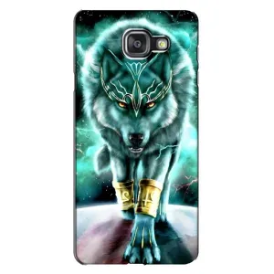 Захисні чохли для Самсунг А7 2016, А7100, А710Ф (AlphaPrint) (ХІТ продаж) ВОВК (Яскравий вовк)