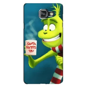 Різдвяні Чохли для Samsung Galaxy A7 2016 / A7100 / A710F (VPrint) (Зелений Грінч)