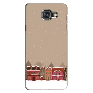 Новорічні, Святкові Чохли для Samsung Galaxy A7 2016 / A7100 / A710F - 2024 год (Зимове місто)