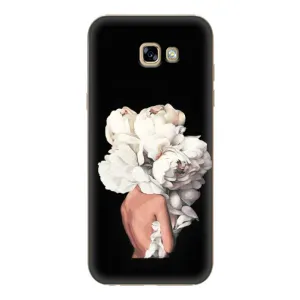 Чехлы (ART) Цветы на Samsung Galaxy A7 2017 / A720 / A720F (VPrint) (Белые цветы)