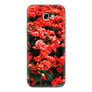 Чехлы с Цветами для Samsung Galaxy A7 2017 / A720 / A720F (VPrint) (Цветы красные)