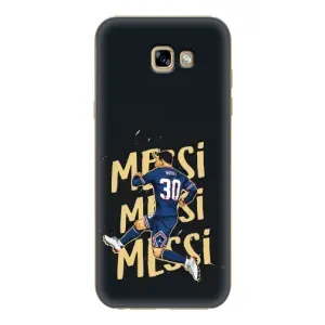Чехлы для Samsung Galaxy A7 2017 / A720 / A720F (Leo чемпион) (AlphaPrint) (Messi ПСЖ)