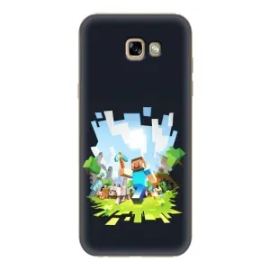 Чохол Майнкрафт на Samsung Galaxy A7 2017 / A720 / A720F (AlphaPrint) Minecraft (персонажі Minecraft)