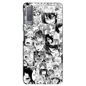 Чехлы Персонажи Аниме Наруто для Samsung Galaxy A7-2018, A750 (AlphaPrint) (Ahegao manga)
