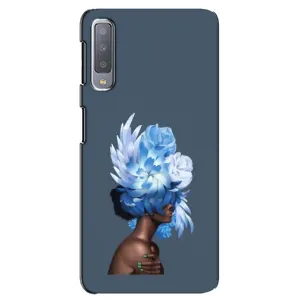 Чехлы (ART) Цветы на Samsung Galaxy A7-2018, A750 (VPrint) (Квіти на голові)