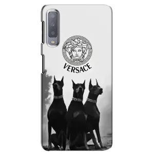 Чехлы VERSACE для Самсунг А7-2018, А750 (PREMIUMPrint) (Доберман Версаче)
