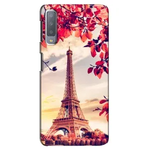 Чехол Эйфелева Башня для Samsung Galaxy A7-2018, A750 - (AlphaPrint) (Эйфелева Башня)