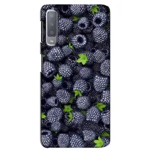 Чохли з фруктами для Samsung Galaxy A7-2018, A750 (VPrint) (Ожина)