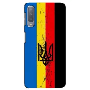 Украинские Чехлы для Samsung Galaxy A7-2018, A750 с картинкой УПА (AlphaPrint) (Прапор УПА)