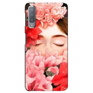 Чехлы (ART) Цветы на Samsung Galaxy A7-2018, A750 (VPrint) (Очі в квітах)