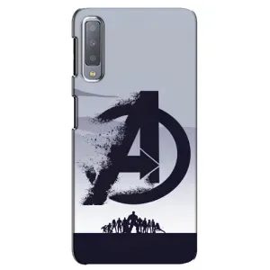 Чохли з героями Марвел Samsung Galaxy A7-2018, A750 (VPrint) (Команда А)