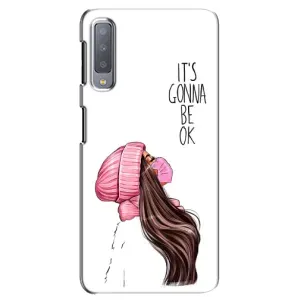 Чехол с печатью для Samsung Galaxy A7-2018, A750 - (Мода) (AlphaPrint) (Коронавирус)