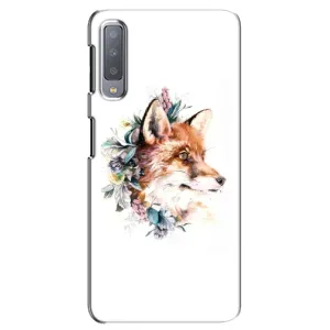 Чохли з картинкою Лисичка для Samsung Galaxy A7-2018, A750 (VPrint) (Лиса в квітах)