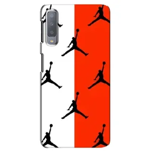 Чохли для Samsung Galaxy A7-2018, A750 - з картинкою JORDAN (AlphaPrint) (Лого Джордан)
