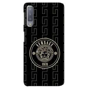 Чехлы VERSACE для Самсунг А7-2018, А750 (PREMIUMPrint) (Лого Версаче)