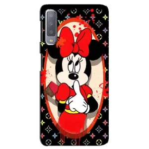 Чехол Disney Mouse Samsung Galaxy A7-2018, A750 (PREMIUMPrint) (Минни Маус ЛВ)