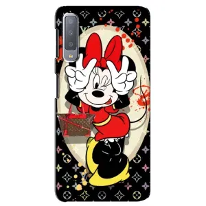 Чехол Disney Mouse Samsung Galaxy A7-2018, A750 (PREMIUMPrint) (Минни peace)