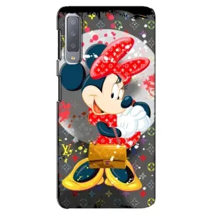 Чехол Disney Mouse Samsung Galaxy A7-2018, A750 (PREMIUMPrint) (Minni с бантиком)