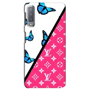 Брендновые Чехлы для Samsung Galaxy A7-2018, A750 - (PREMIUMPrint) (Мода LV)