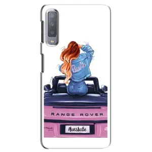 Чехол с печатью для Samsung Galaxy A7-2018, A750 - (Мода) (AlphaPrint) (На машине)