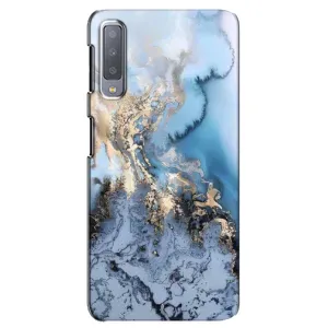 Мраморный чехол на Samsung Galaxy A7-2018, A750 (VPrint) (Нежный мрамор)