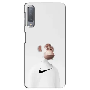 Чехлы с Обезьянами NFT для Samsung Galaxy A7-2018, A750 (AlphaPrint) (обезьяна NFT Nike)