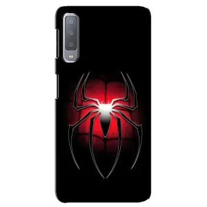 Чехол с человеком пауком для Samsung Galaxy A7-2018, A750 - (AlphaPrint) (Паук марвел)