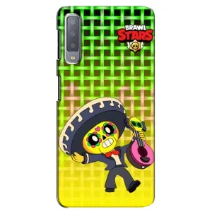 Чехлы Brawl Stars для Samsung Galaxy A7-2018, A750 (AlphaPrint) (Поко в самбреро)