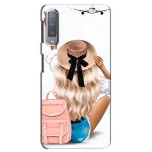 Чехол с печатью для Samsung Galaxy A7-2018, A750 - (Мода) (AlphaPrint) (Путешествие)