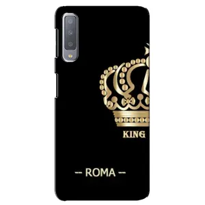 Чехлы для Samsung Galaxy A7-2018, A750 (VPrint) - Футбольные клубы (Roma)
