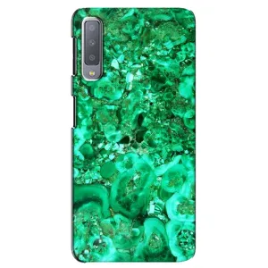 Мраморный чехол на Samsung Galaxy A7-2018, A750 (VPrint) (Салатный Мрамор)