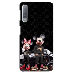 Чехол Disney Mouse Samsung Galaxy A7-2018, A750 (PREMIUMPrint) (Семья Маусов)